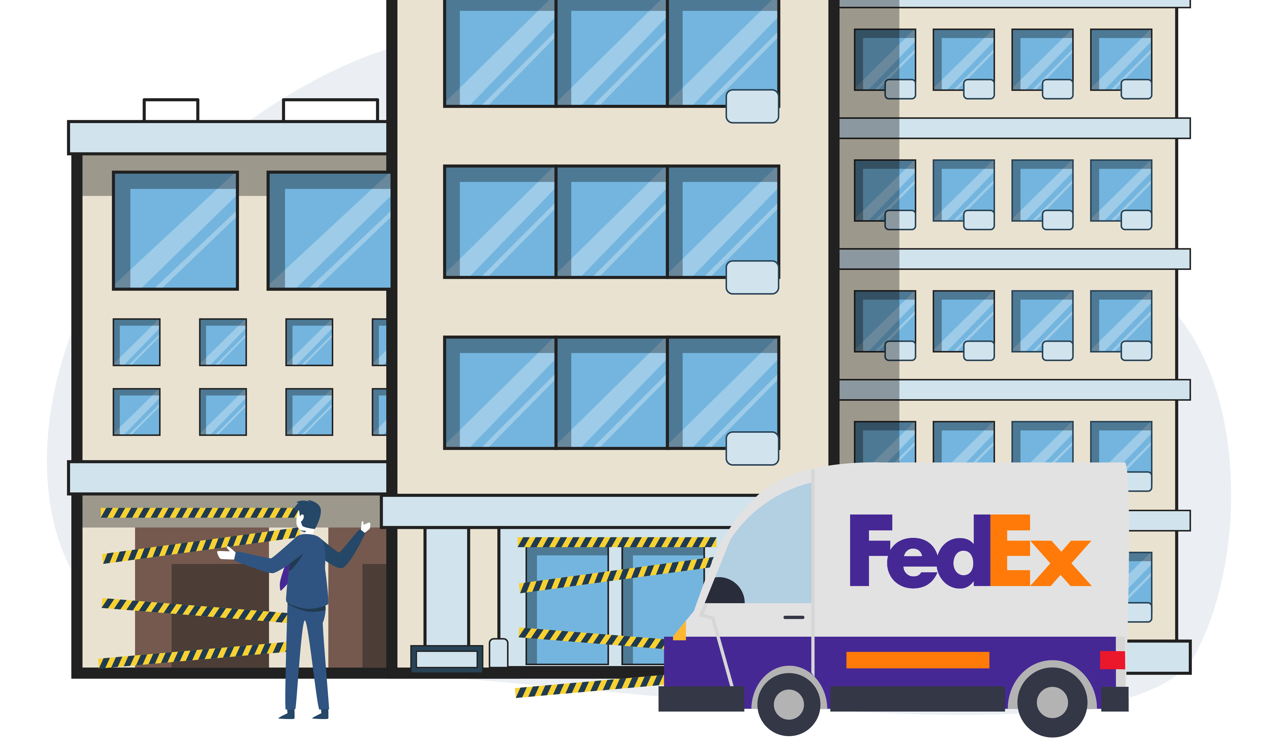 DHL/ FedEx Express Courier Tracked International Shipping Courier 5 7